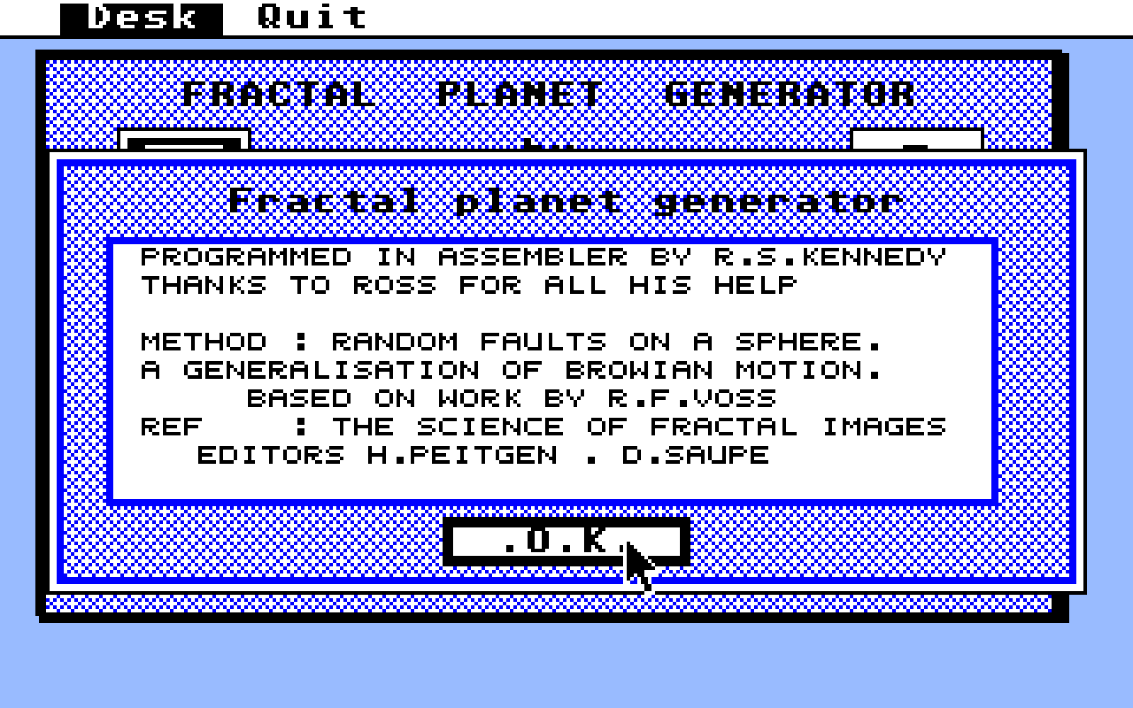 Fractal Planet Generator — screenshot 1